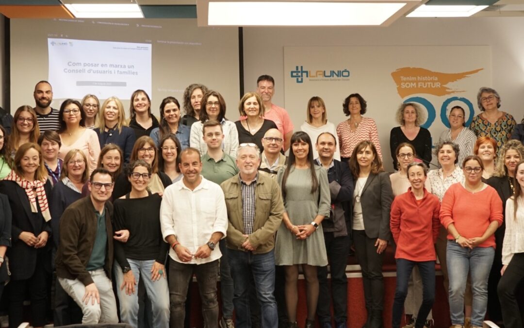 La Unió organitza un taller per impulsar la creació de Consells d’usuaris i famílies al sector salut i social